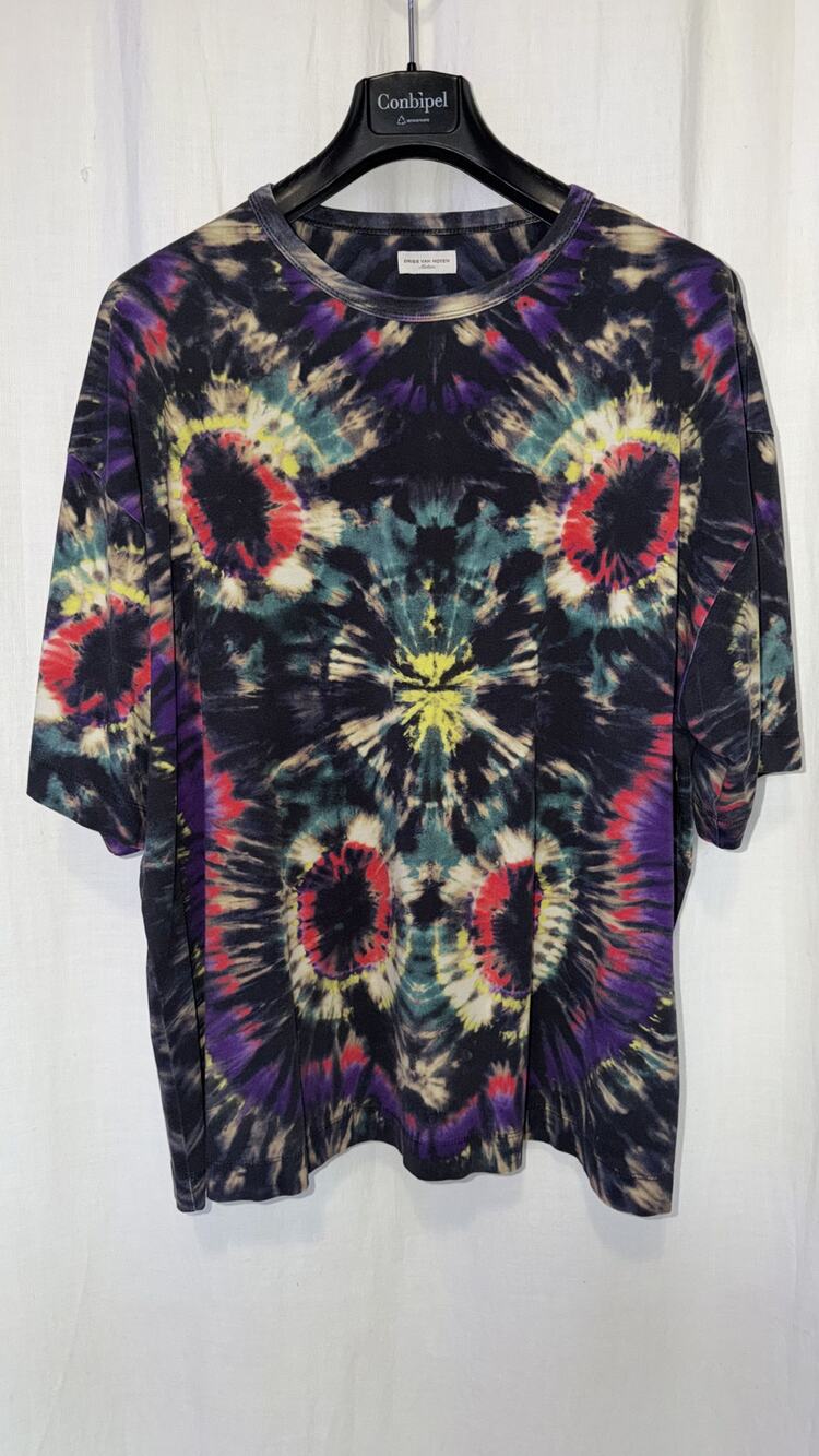 Dries Van Noten Kaleidoscope Tie Dye T-Shirt Men's Sz Medium